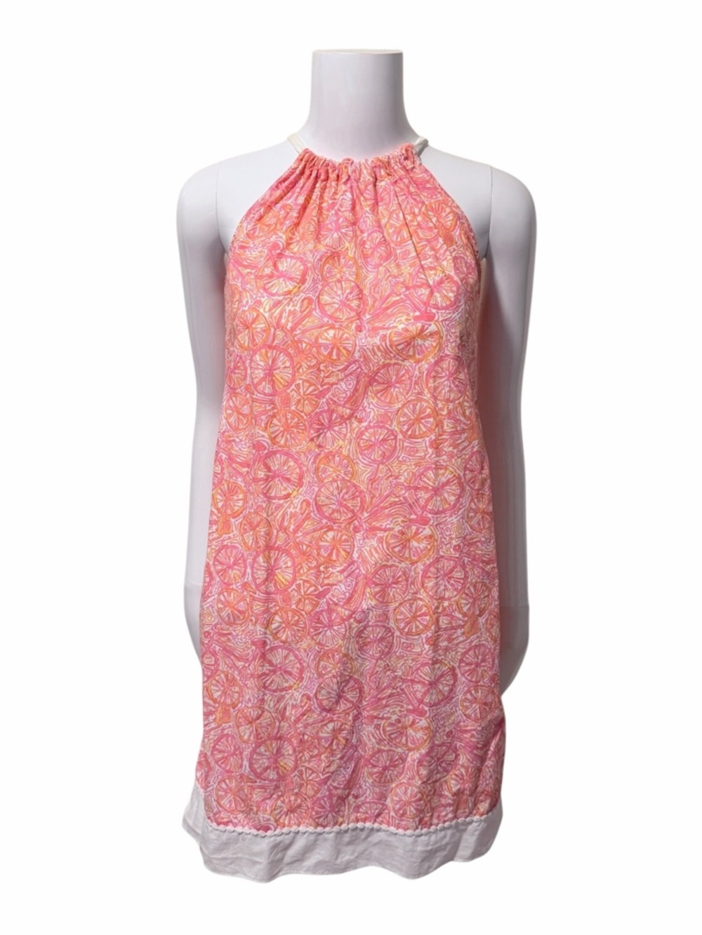 Lilly Pulitzer Halter Shift Dress Size Girls 14 Ten Speed 100 Cotton